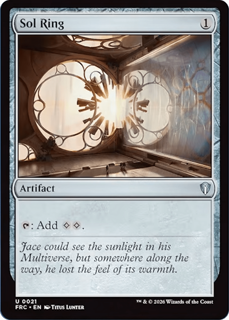 Sol Ring [Reality Fracture Commander] MTG Single Magic: The Gathering  | Multizone: Comics And Games