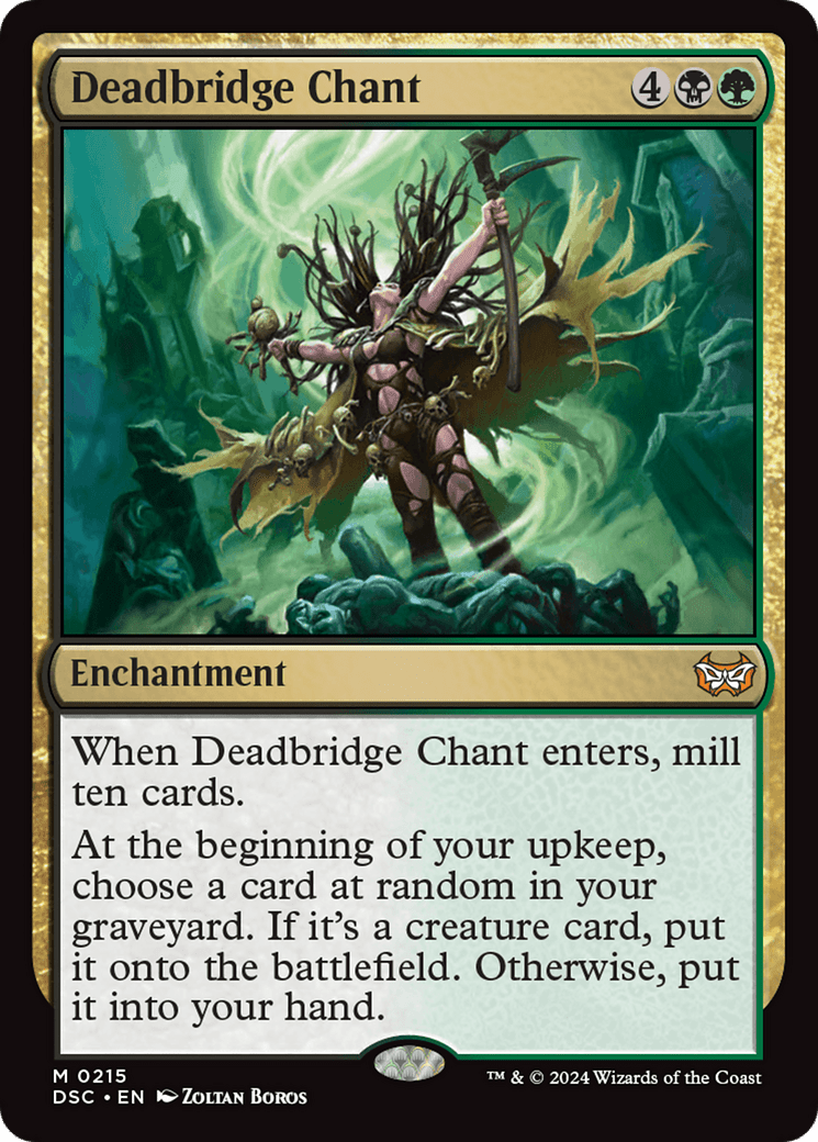 Deadbridge Chant [Duskmourn: House of Horror Commander] MTG Single Magic: The Gathering  | Multizone: Comics And Games