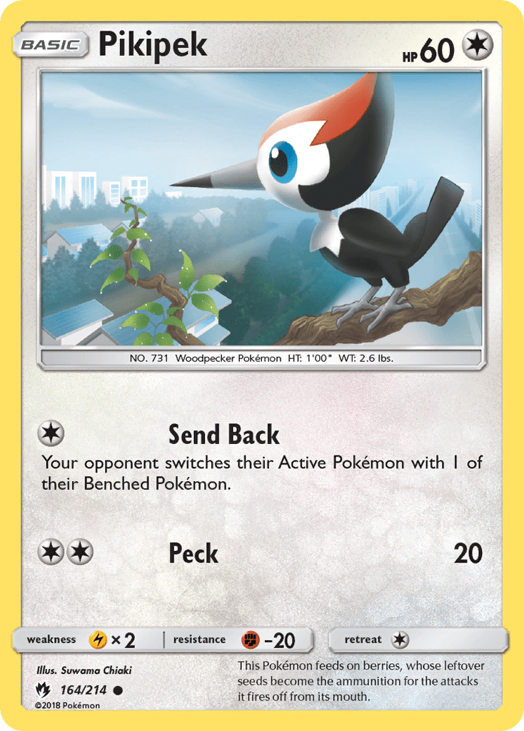 Pikipek (164/214) [Sun & Moon: Lost Thunder] Pokemon Single Pokémon  | Multizone: Comics And Games