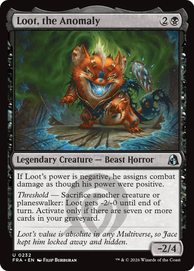 Loot, the Anomaly [Reality Fracture] MTG Single Magic: The Gathering  | Multizone: Comics And Games
