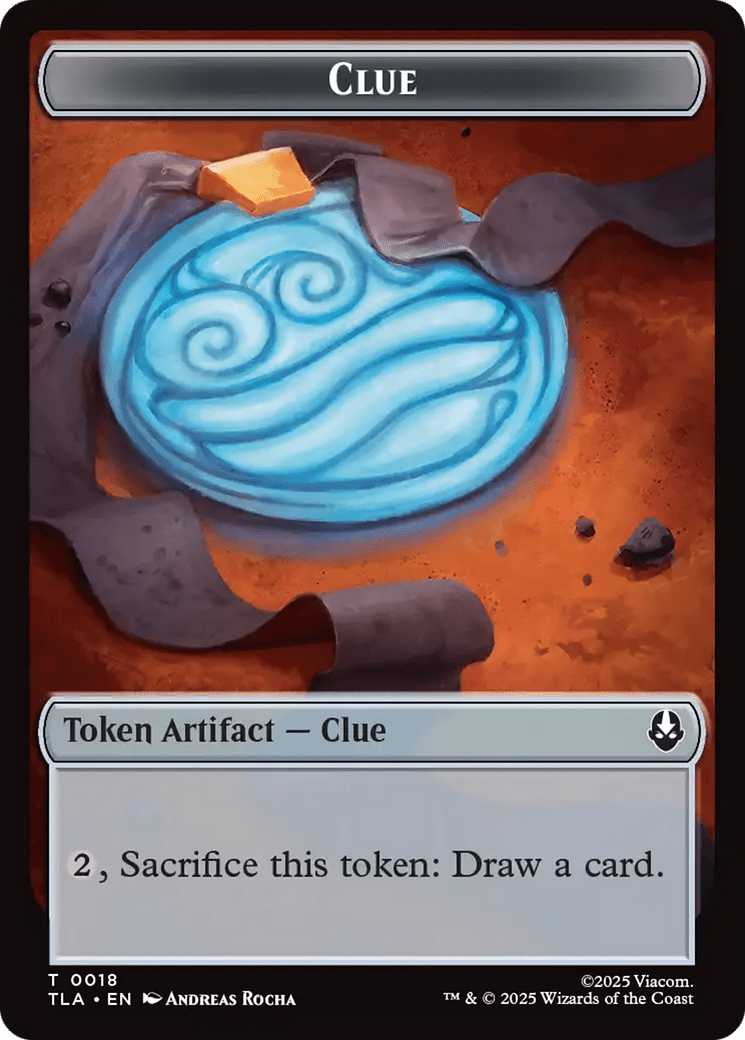 Clue (0018) // Food (0021) Double-Sided Tokens [Avatar: The Last Airbender Tokens] MTG Single Magic: The Gathering  | Multizone: Comics And Games