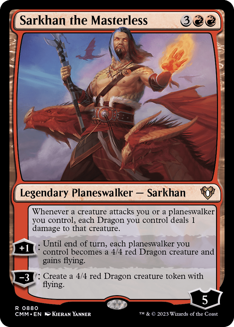 Sarkhan the Masterless [Commander Masters] MTG Single Magic: The Gathering  | Multizone: Comics And Games