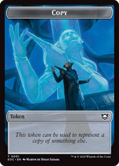 Copy // Clue Double-Sided Token [Edge of Eternities Commander Tokens] MTG Single Magic: The Gathering  | Multizone: Comics And Games