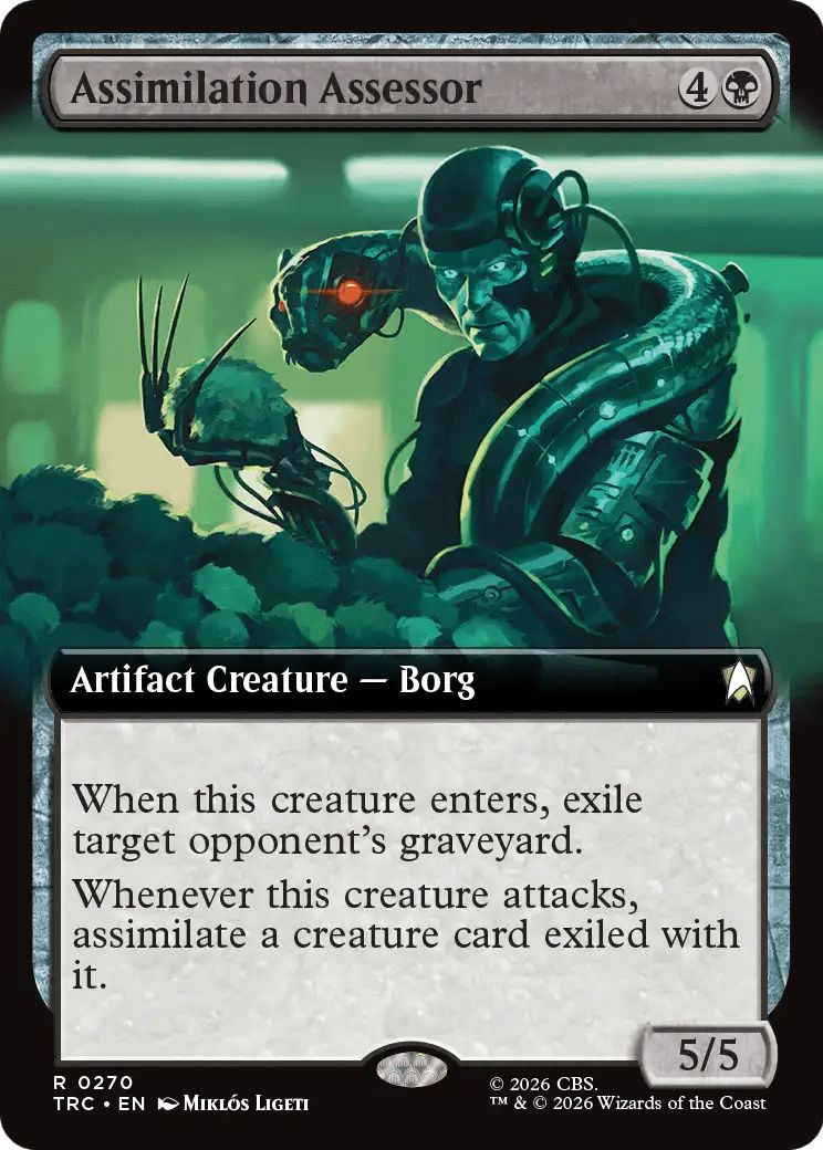 Assimilation Assessor (Extended Art) [Star Trek Commander] MTG Single Magic: The Gathering  | Multizone: Comics And Games