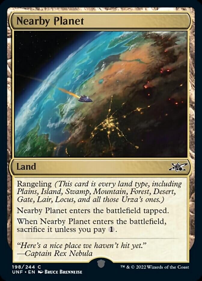 Nearby Planet [Unfinity] MTG Single Magic: The Gathering  | Multizone: Comics And Games