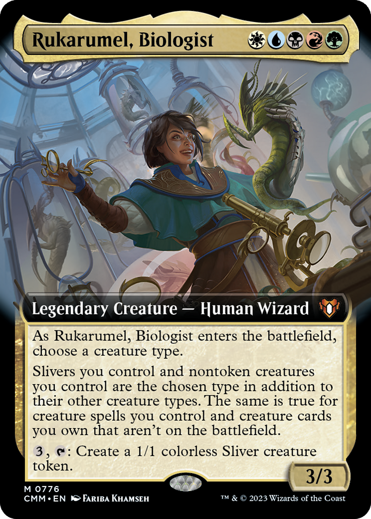 Rukarumel, Biologist (Extended Art) [Commander Masters] | Multizone: Comics And Games