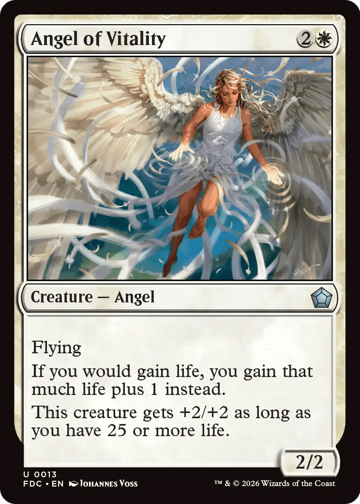 Angel of Vitality [Foundations Commander] MTG Single Magic: The Gathering  | Multizone: Comics And Games