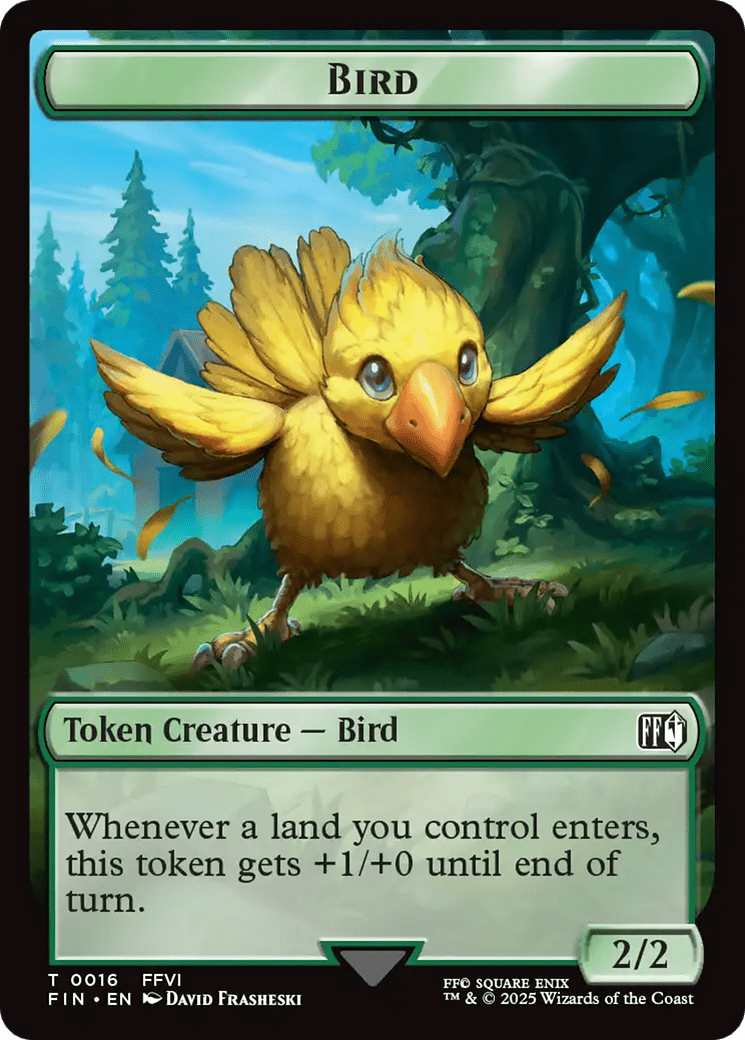 Bird (0016) // Wizard (0014) Double-Sided Token [FINAL FANTASY Tokens] MTG Single Magic: The Gathering  | Multizone: Comics And Games