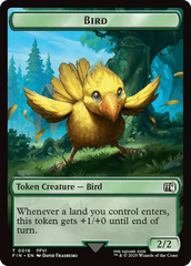 Bird (0016) // Wizard (0014) Double-Sided Token [FINAL FANTASY Tokens] MTG Single Magic: The Gathering  | Multizone: Comics And Games