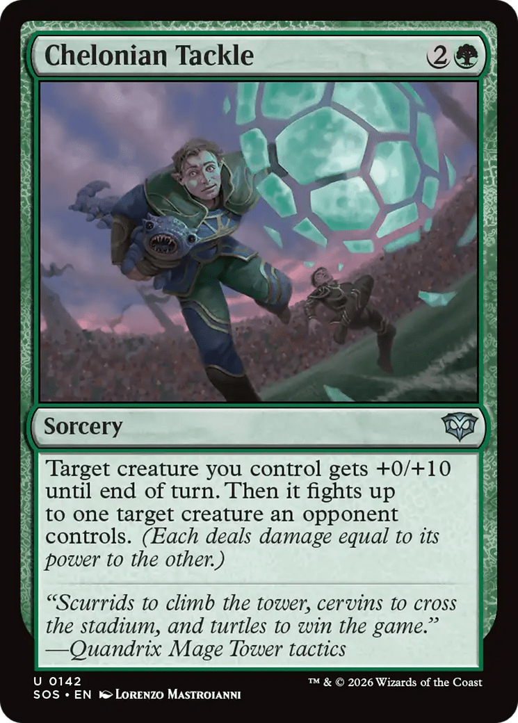 Chelonian Tackle [Secrets of Strixhaven] MTG Single Magic: The Gathering  | Multizone: Comics And Games