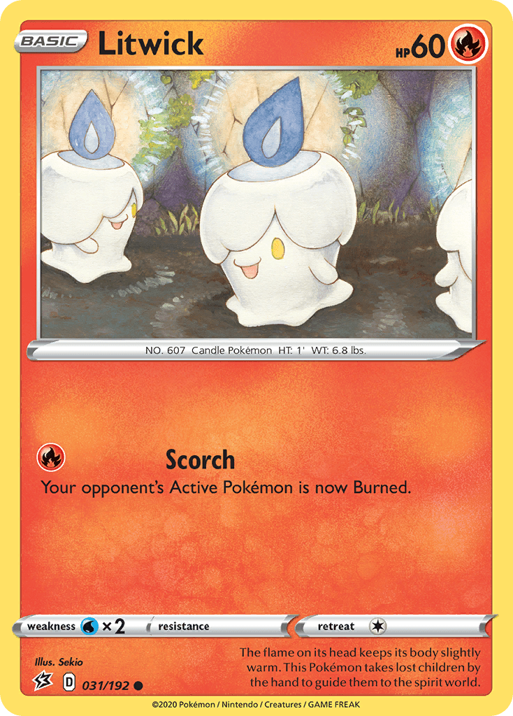 Litwick (031/192) [Sword & Shield: Rebel Clash] Pokemon Single Pokémon  | Multizone: Comics And Games