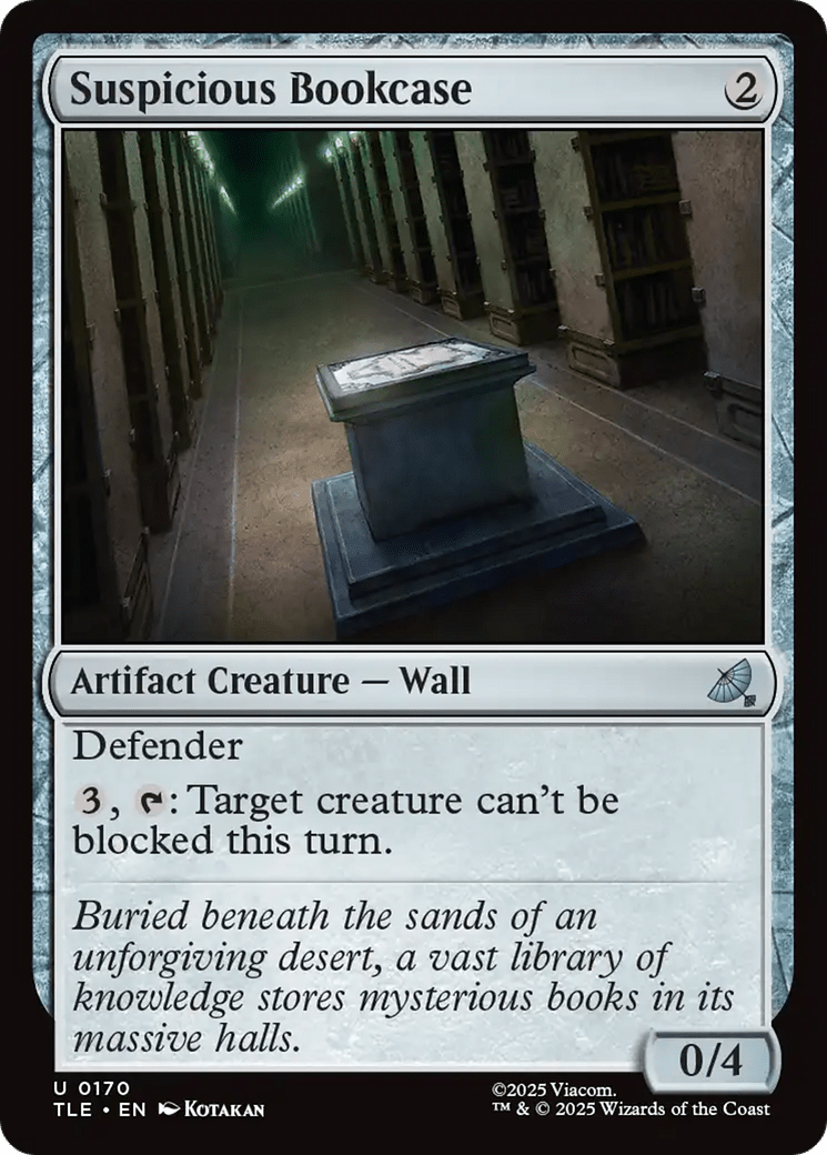 Suspicious Bookcase [Avatar: The Last Airbender: Eternal-Legal] MTG Single Magic: The Gathering  | Multizone: Comics And Games