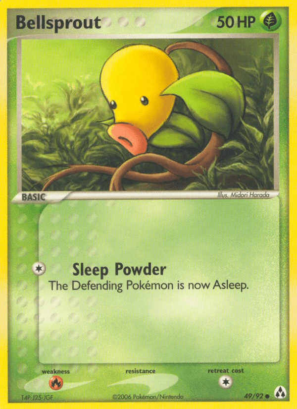 Bellsprout (49/92) [EX: Legend Maker] Pokemon Single Pokémon  | Multizone: Comics And Games