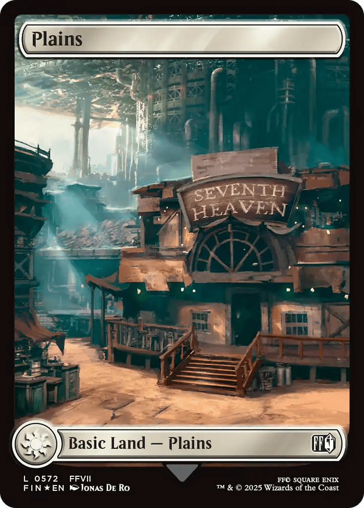 Plains (0572) (Surge Foil) [FINAL FANTASY] MTG Single Magic: The Gathering  | Multizone: Comics And Games