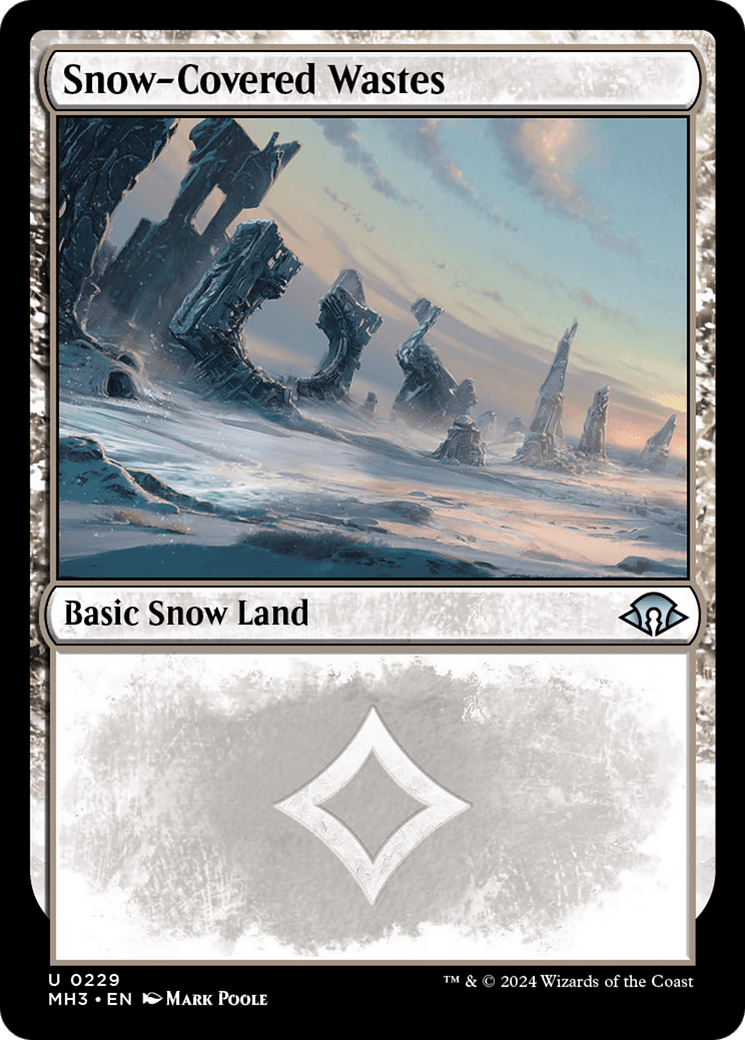 Snow-Covered Wastes (0229) [Modern Horizons 3] MTG Single Magic: The Gathering  | Multizone: Comics And Games