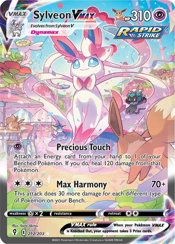 Sylveon VMAX (212/203) [Sword & Shield: Evolving Skies] Pokemon Single Pokémon  | Multizone: Comics And Games
