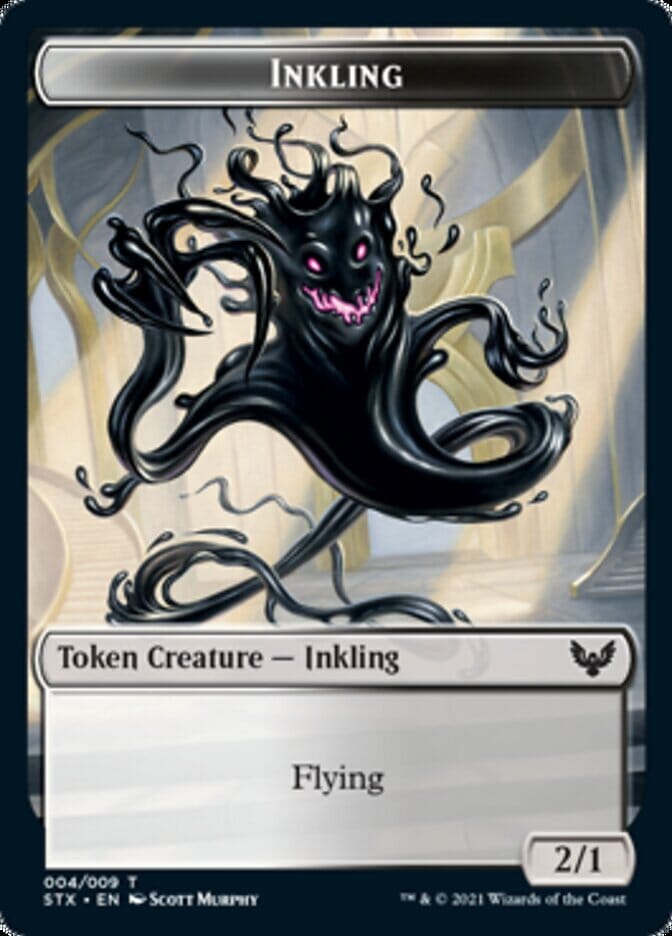 Inkling // Pest Double-Sided Token [Strixhaven: School of Mages Tokens] MTG Single Magic: The Gathering  | Multizone: Comics And Games