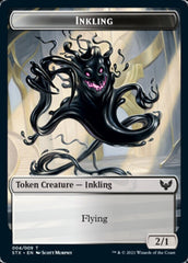 Inkling // Treasure Double-Sided Token [Strixhaven: School of Mages Tokens] MTG Single Magic: The Gathering  | Multizone: Comics And Games