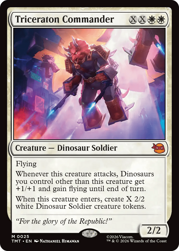 Triceraton Commander [Teenage Mutant Ninja Turtles] MTG Single Magic: The Gathering  | Multizone: Comics And Games