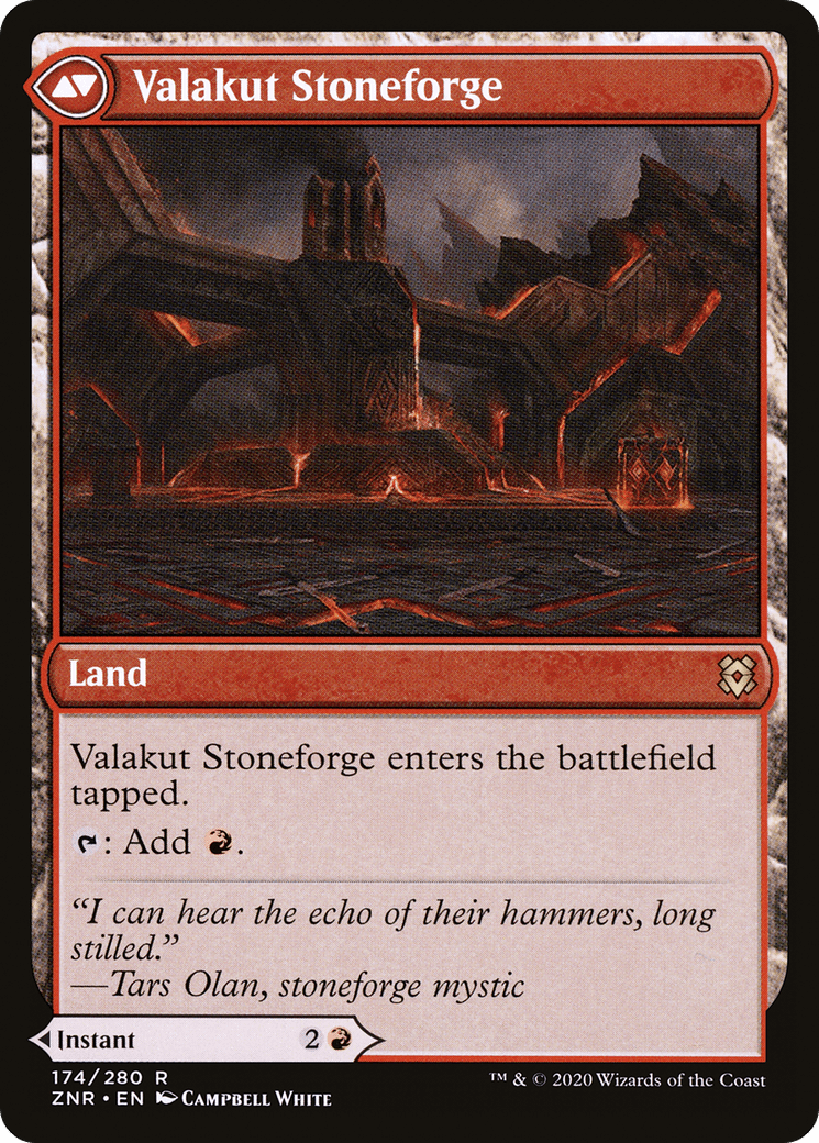 Valakut Awakening // Valakut Stoneforge [Secret Lair: From Cute to Brute] MTG Single Magic: The Gathering  | Multizone: Comics And Games