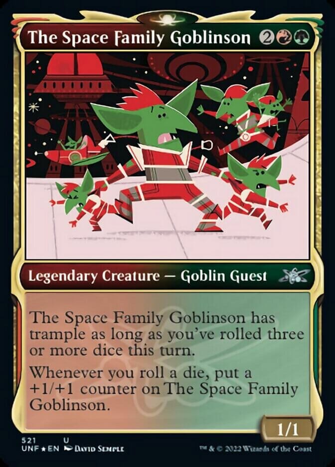 The Space Family Goblinson (Showcase) (Galaxy Foil) [Unfinity] MTG Single Magic: The Gathering  | Multizone: Comics And Games