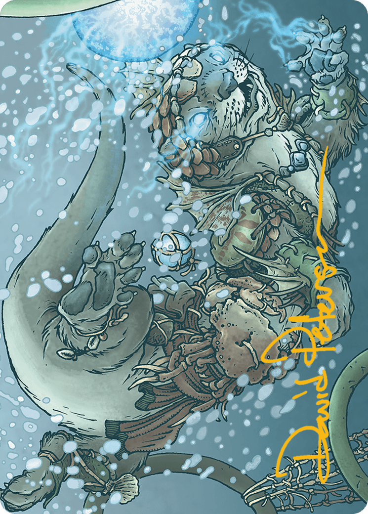 Kitsa, Otterball Elite Art Card (Gold-Stamped Signature) [Bloomburrow Art Series] MTG Single Magic: The Gathering  | Multizone: Comics And Games