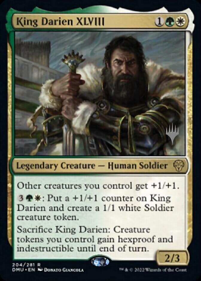 King Darien XLVIII (Promo Pack) [Dominaria United Promos] MTG Single Magic: The Gathering  | Multizone: Comics And Games