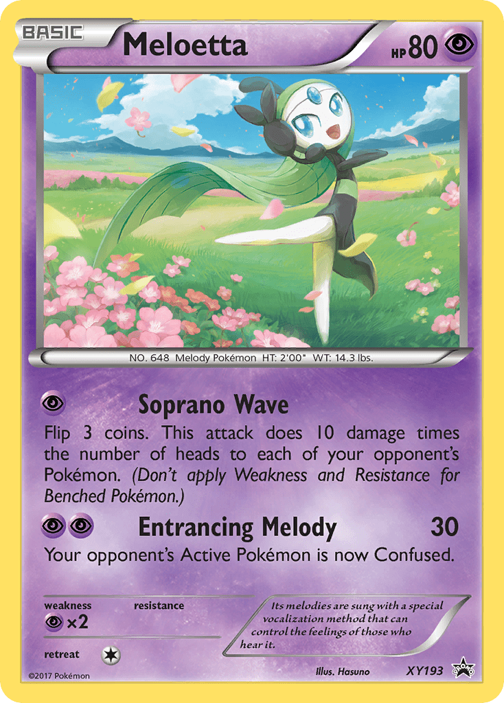 Meloetta (XY193) [XY: Black Star Promos] Pokemon Single Pokémon  | Multizone: Comics And Games