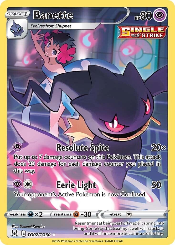 Banette (TG07/TG30) [Sword & Shield: Lost Origin] Pokemon Single Pokémon  | Multizone: Comics And Games