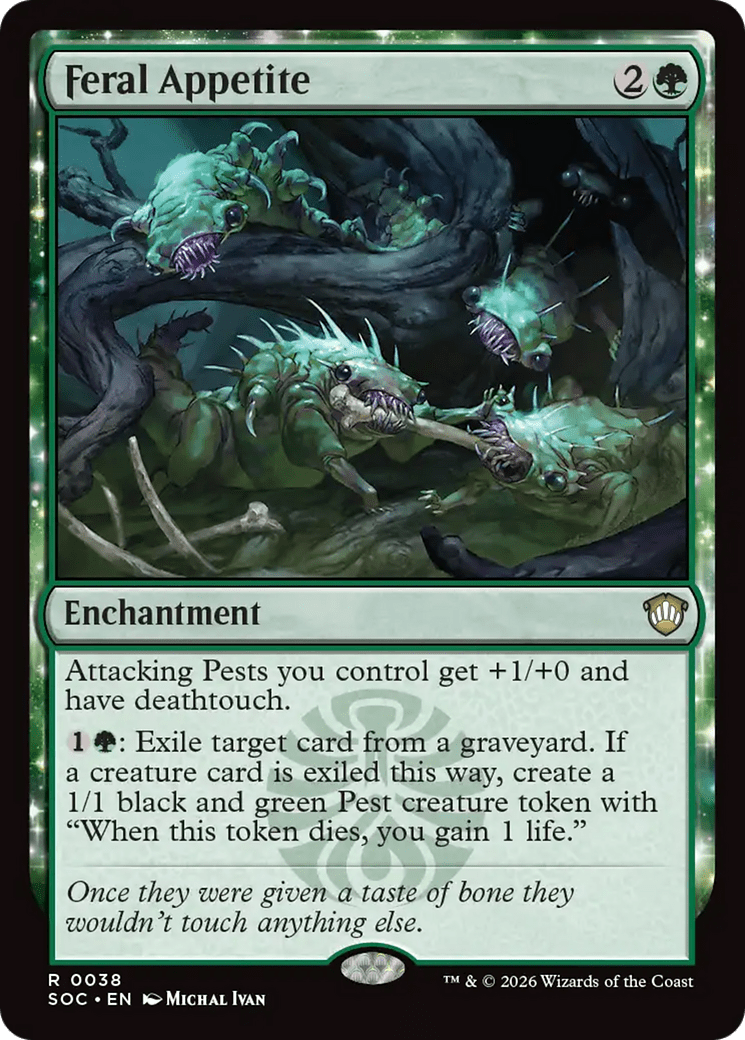 Feral Appetite [Secrets of Strixhaven Commander] MTG Single Magic: The Gathering  | Multizone: Comics And Games