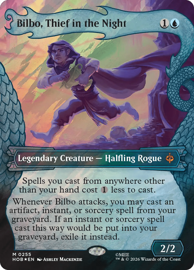 Bilbo, Thief in the Night (Showcase) (Surge Foil) [The Hobbit] MTG Single Magic: The Gathering  | Multizone: Comics And Games
