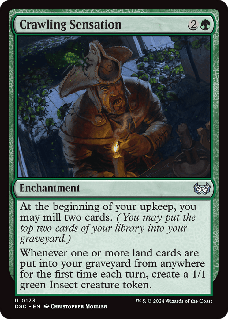 Crawling Sensation [Duskmourn: House of Horror Commander] MTG Single Magic: The Gathering  | Multizone: Comics And Games