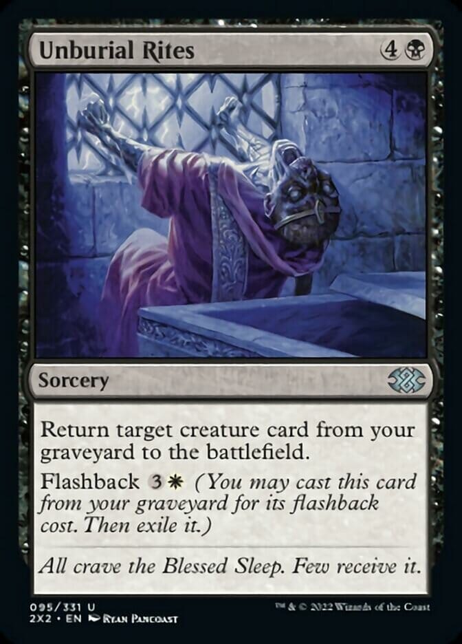 Unburial Rites [Double Masters 2022] MTG Single Magic: The Gathering  | Multizone: Comics And Games