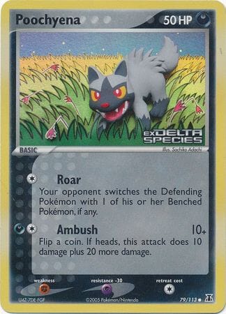 Poochyena (79/113) (Stamped) [EX: Delta Species] Pokemon Single Pokémon  | Multizone: Comics And Games