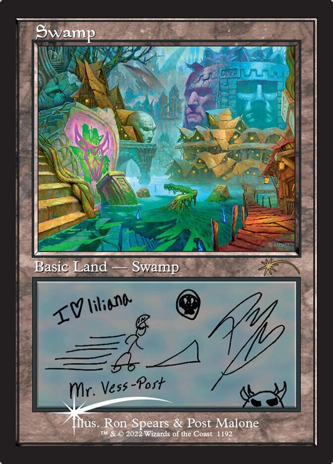 Swamp (1192) [Secret Lair Drop Series] MTG Single Magic: The Gathering  | Multizone: Comics And Games