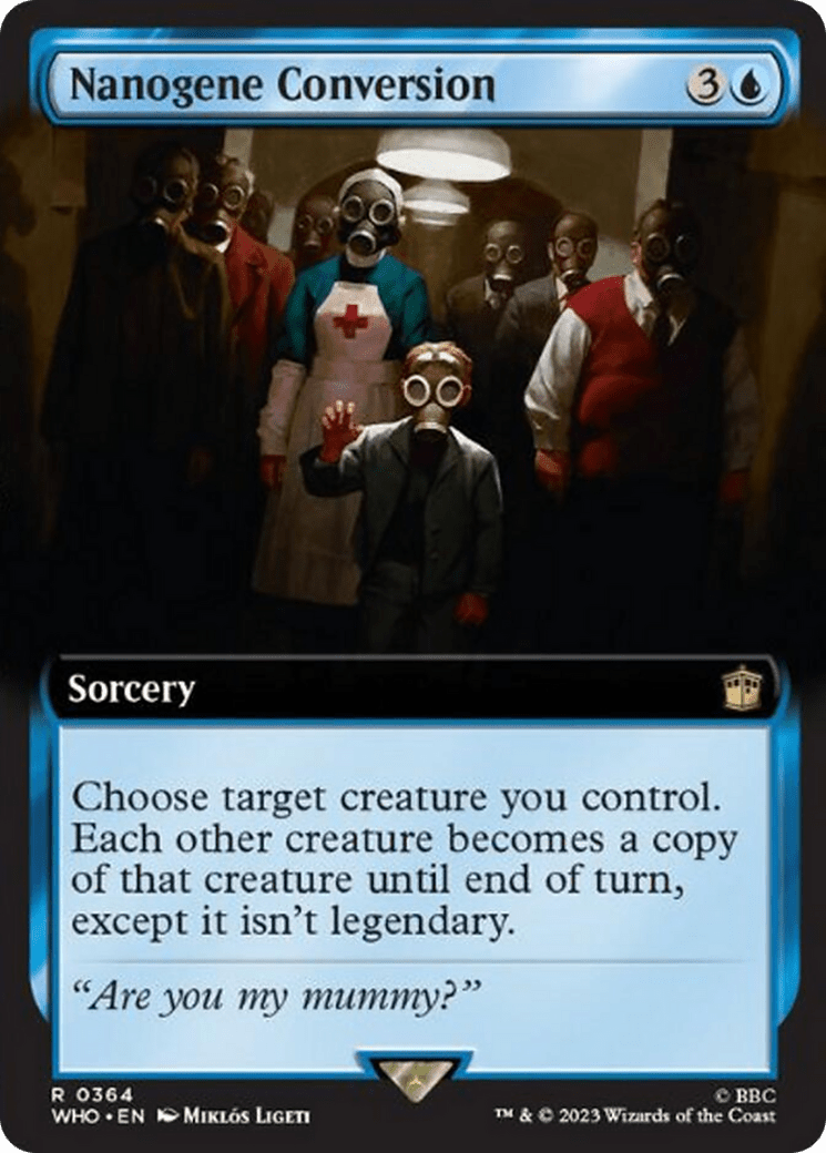 Nanogene Conversion (Extended Art) [Doctor Who] MTG Single Magic: The Gathering  | Multizone: Comics And Games