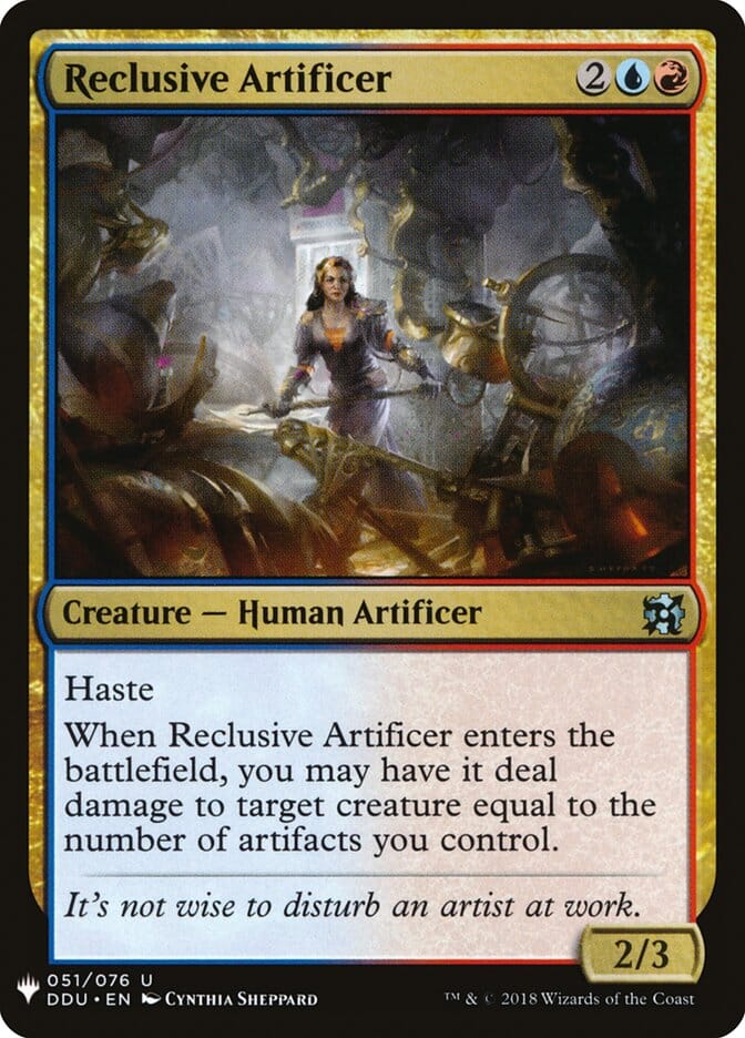 Reclusive Artificer [Mystery Booster] MTG Single Magic: The Gathering  | Multizone: Comics And Games