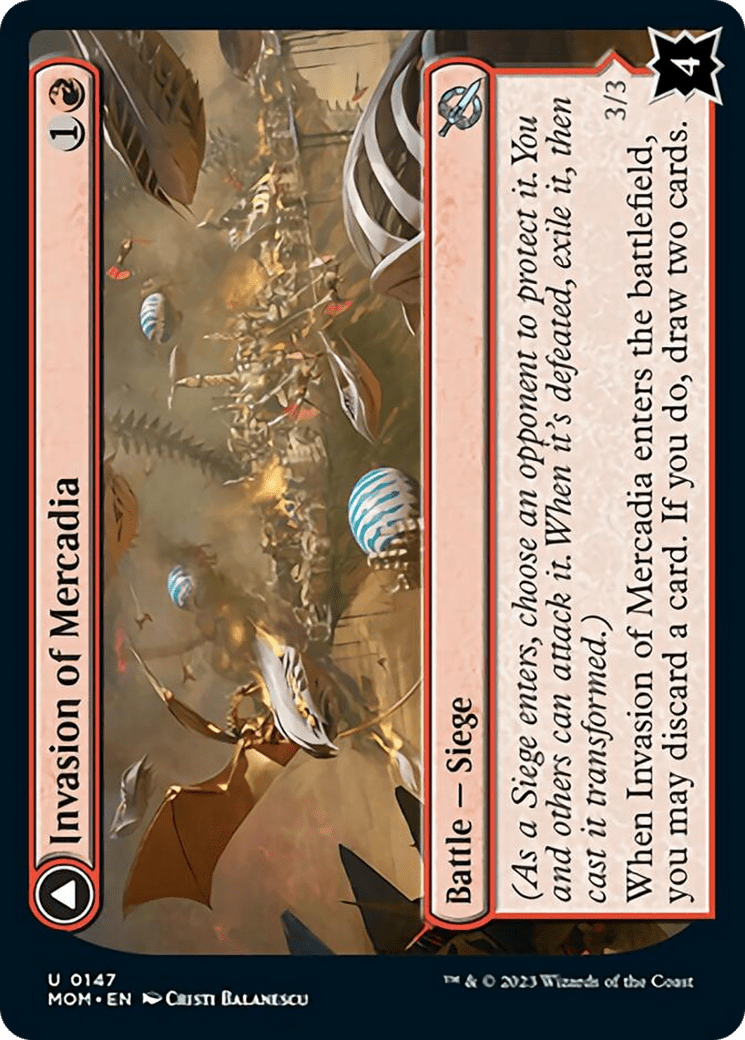 Invasion of Mercadia // Kyren Flamewright [March of the Machine] MTG Single Magic: The Gathering  | Multizone: Comics And Games