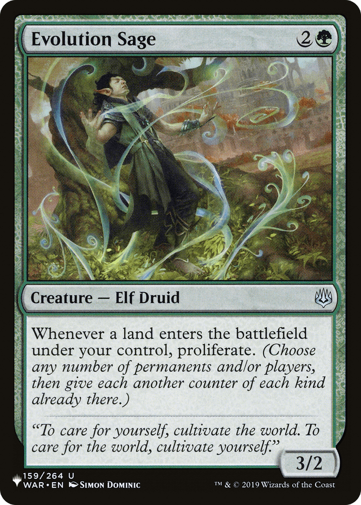 Evolution Sage [The List] MTG Single Magic: The Gathering  | Multizone: Comics And Games