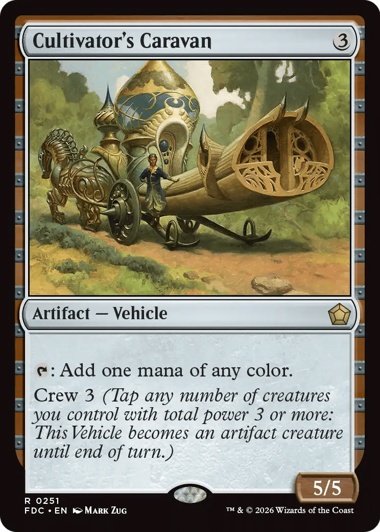 Cultivator's Caravan [Foundations Commander] MTG Single Magic: The Gathering  | Multizone: Comics And Games