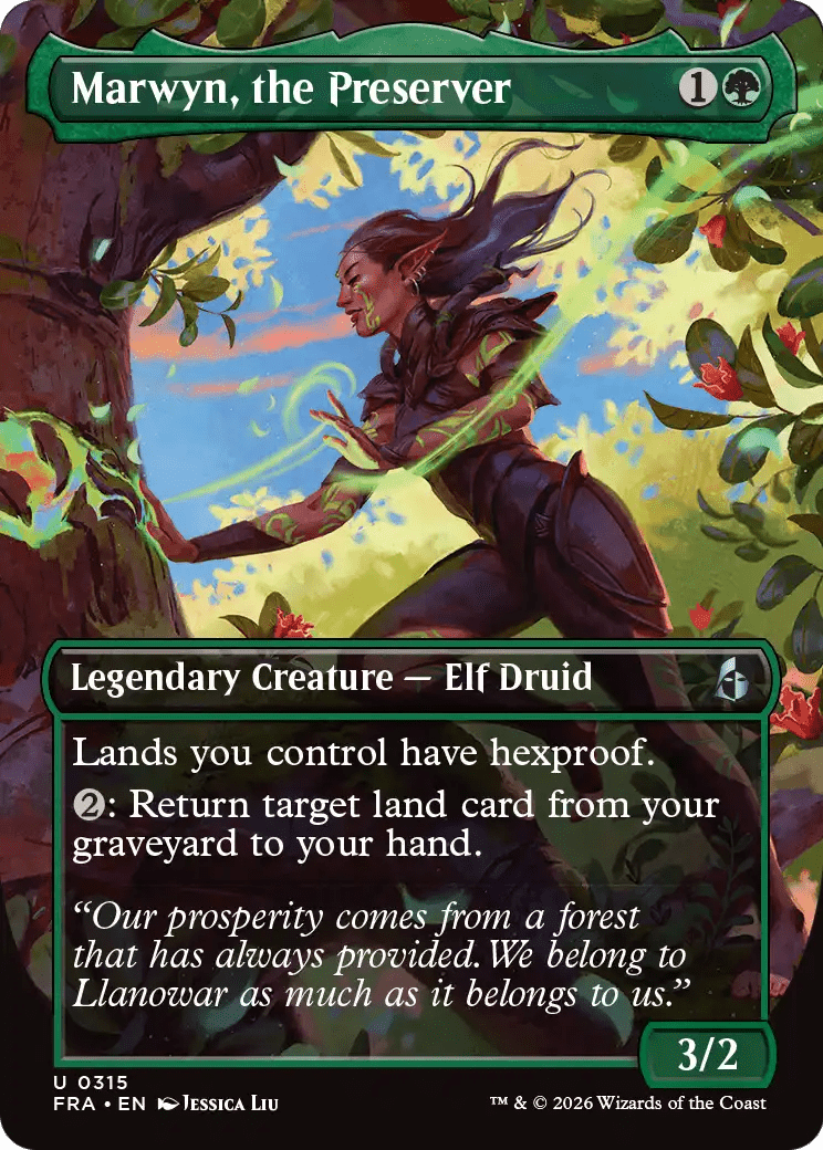 Marwyn, the Preserver (Borderless) [Reality Fracture] MTG Single Magic: The Gathering  | Multizone: Comics And Games
