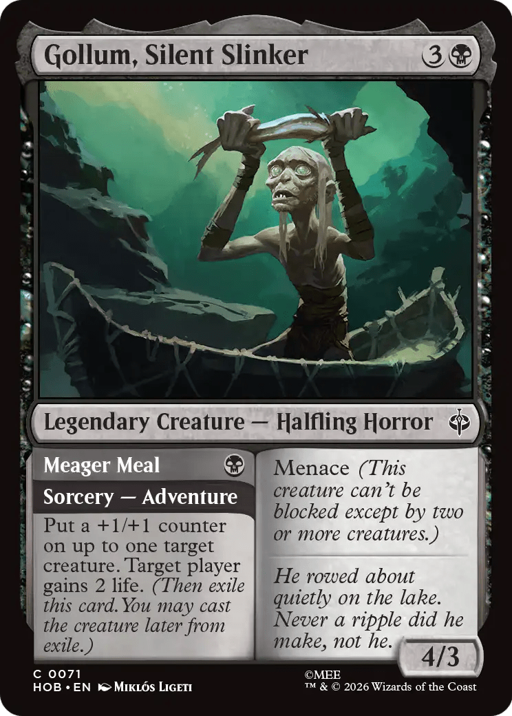 Gollum, Silent Slinker [The Hobbit] MTG Single Magic: The Gathering  | Multizone: Comics And Games