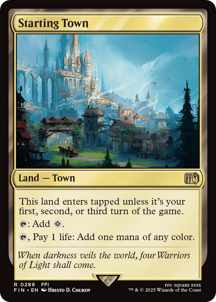 Starting Town [FINAL FANTASY] MTG Single Magic: The Gathering  | Multizone: Comics And Games