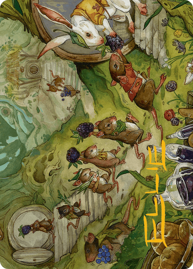 For the Common Good Art Card (43/54) (Gold-Stamped Signature) [Bloomburrow Art Series] MTG Single Magic: The Gathering  | Multizone: Comics And Games
