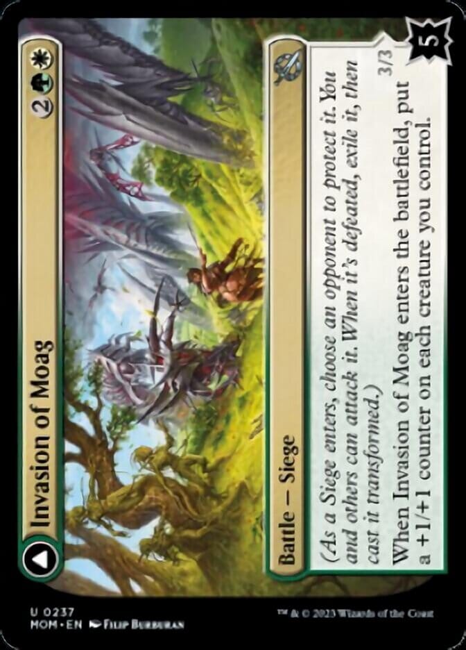 Invasion of Moag // Bloomweaver Dryads [March of the Machine] MTG Single Magic: The Gathering  | Multizone: Comics And Games