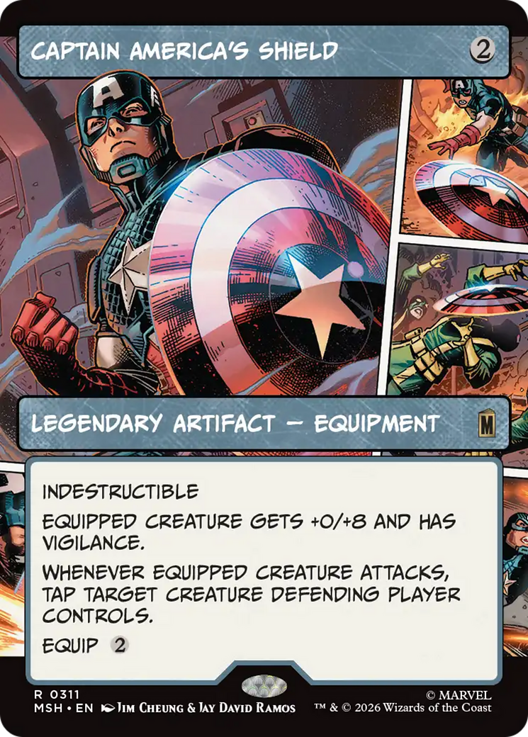 Captain America's Shield (Borderless) (0311) [Marvel Super Heroes] | Multizone: Comics And Games