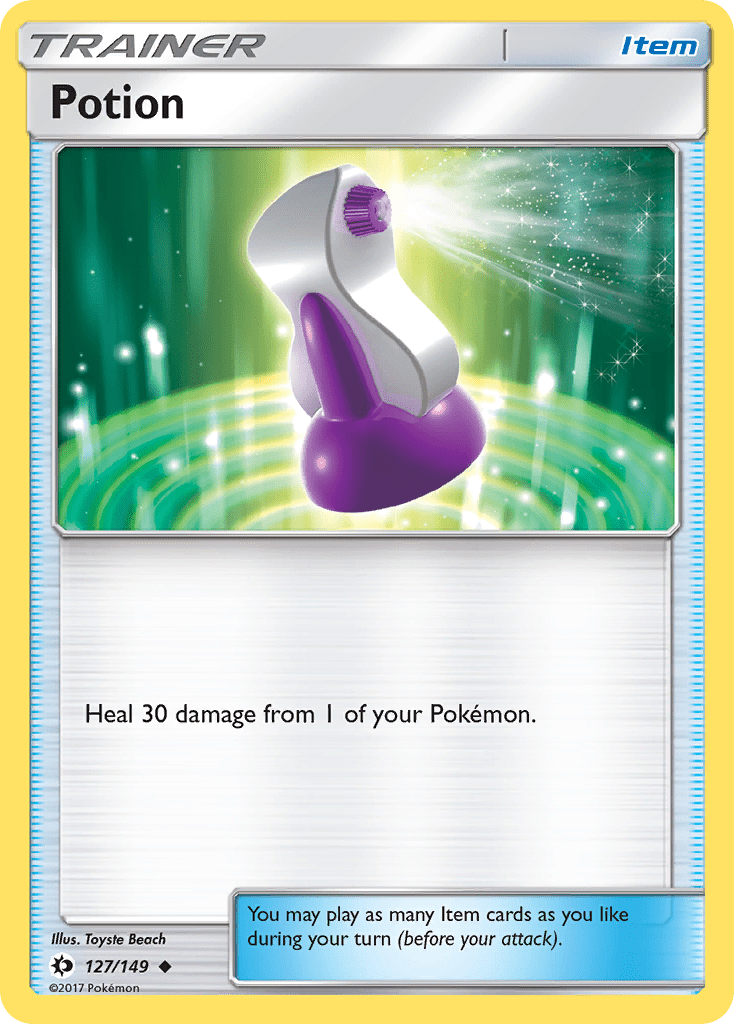 Potion (127/149) [Sun & Moon: Base Set] Pokemon Single Pokémon  | Multizone: Comics And Games