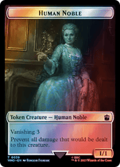 Human Noble // Treasure (0062) Double-Sided Token (Surge Foil) [Doctor Who Tokens] MTG Single Magic: The Gathering  | Multizone: Comics And Games