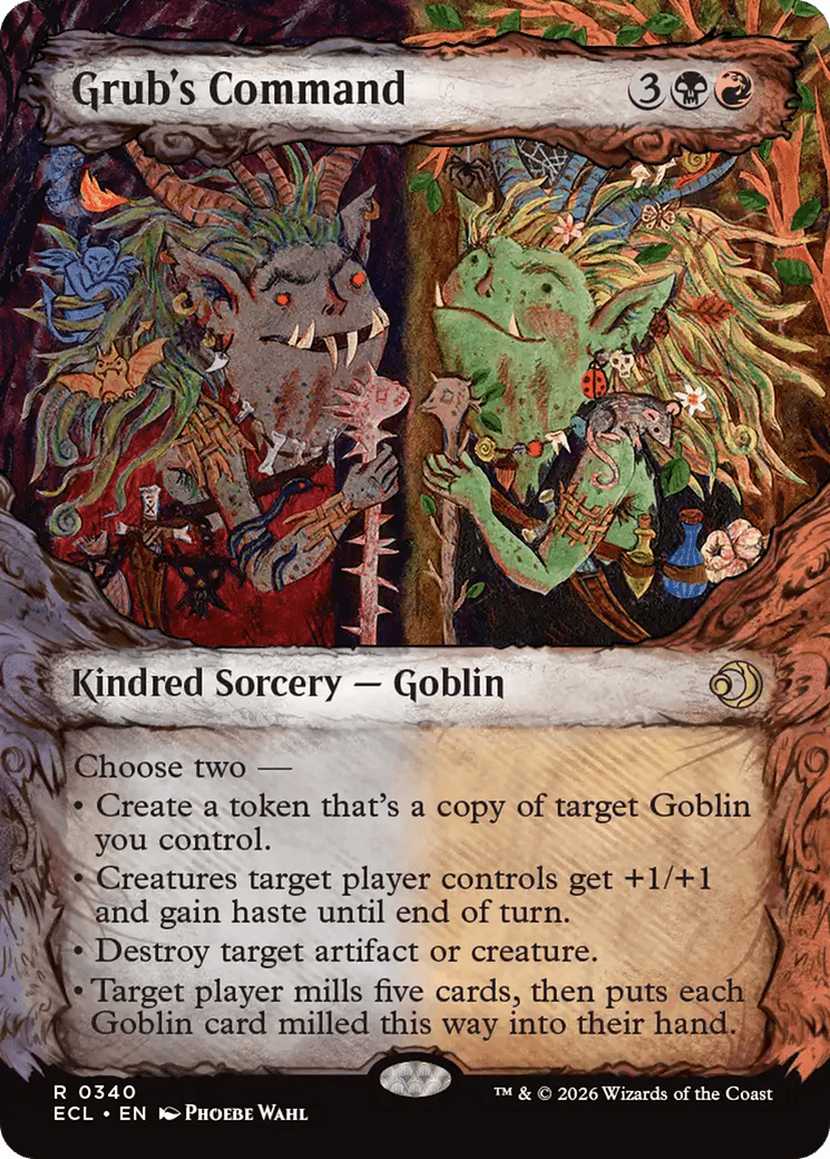 Grub's Command (Showcase) [Lorwyn Eclipsed] MTG Single Magic: The Gathering  | Multizone: Comics And Games