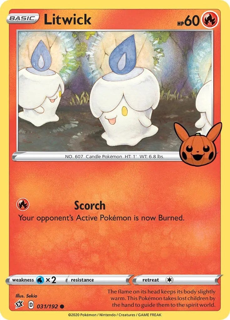 Litwick (031/192) [Trick or Trade] Pokemon Single Pokémon  | Multizone: Comics And Games